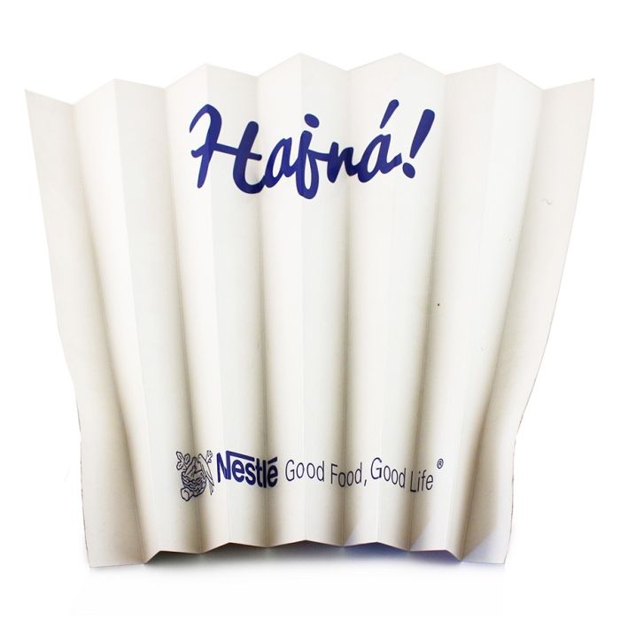 Egyedi logós papír tapsoló