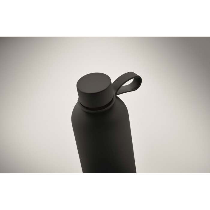 Emerald Duplafalú palack 500 ml, fekete | Reklámajándék, reklámtárgy, céges ajándék, egyedi reklámajándék Reklámajándék | Emerald Duplafalú palack 500 ml, fekete