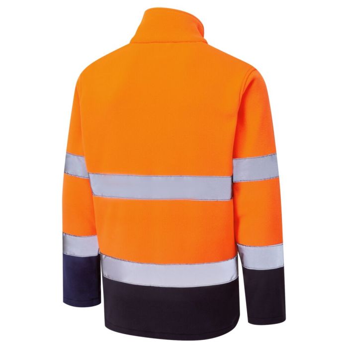Portwest ES1 Essential Contrast Fleece, narancs/navy