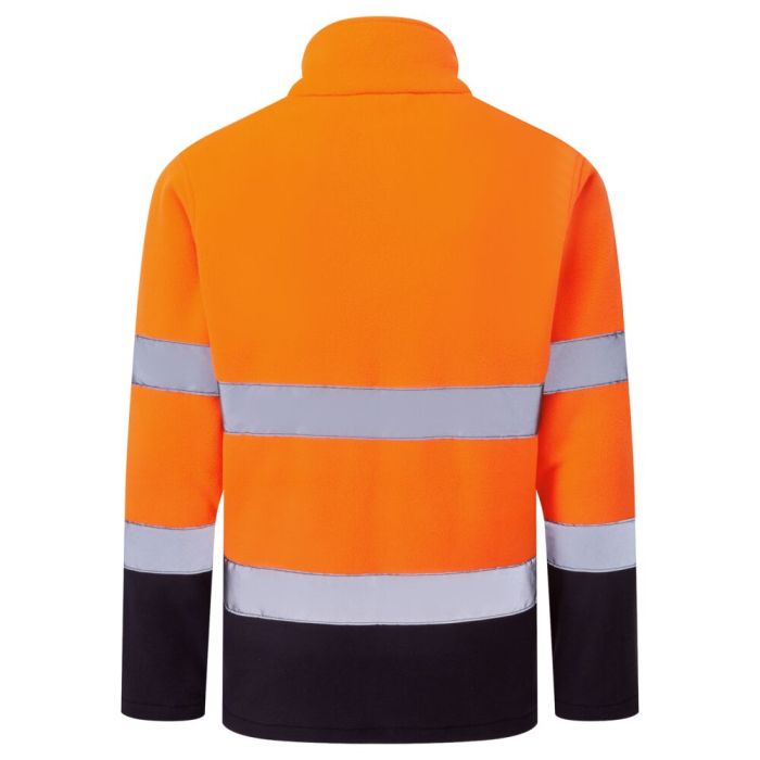 Portwest ES1 Essential Contrast Fleece, narancs/navy