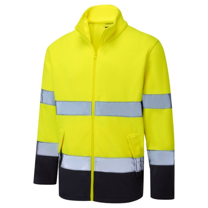 Portwest ES1 Essential Contrast Fleece, sárga/navy