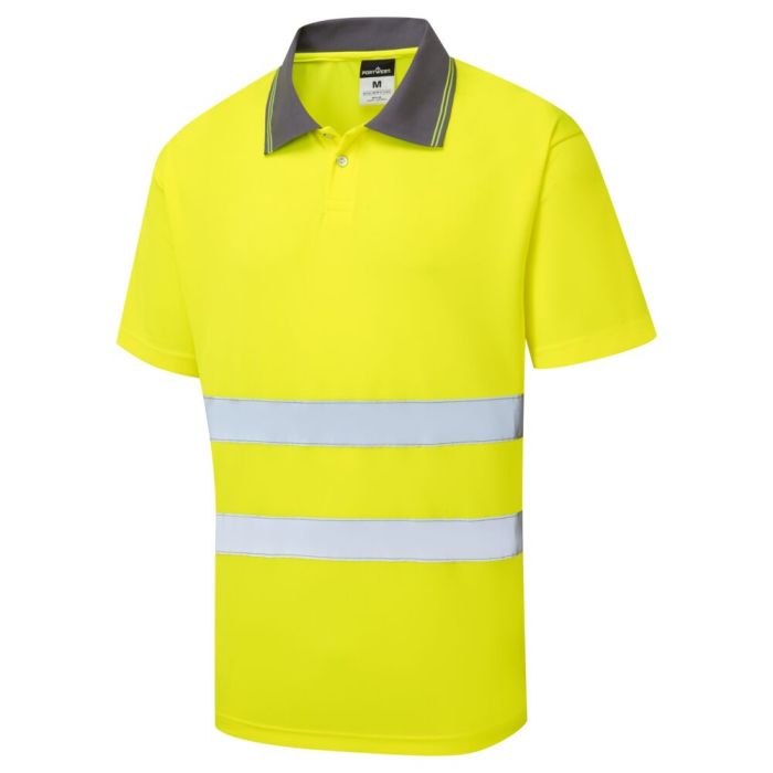 Portwest ES1 Essential HV PoloShirt S/S, sárga