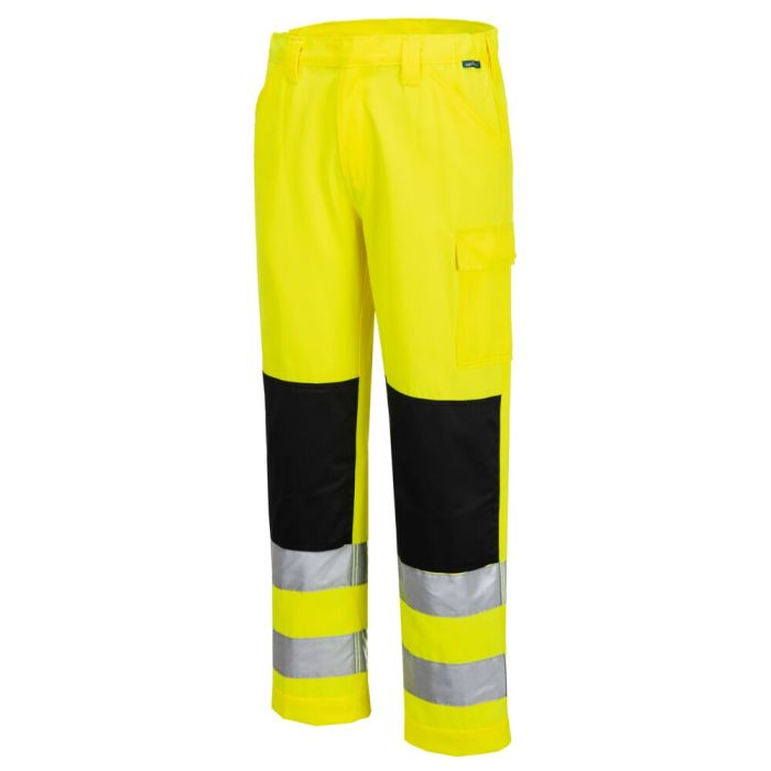 Portwest ES1 Essential HV Work Trousers, sárga