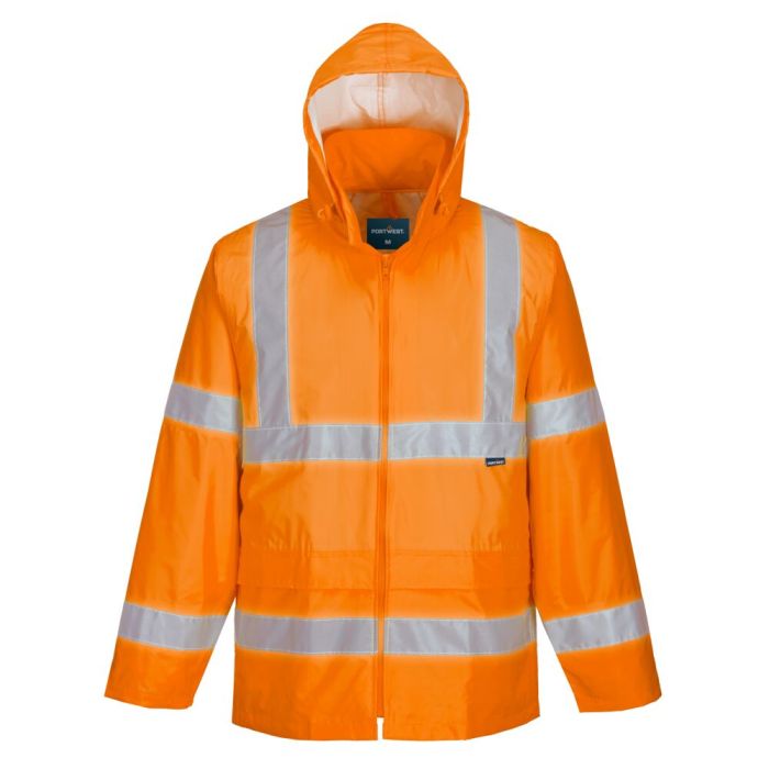 Portwest Esőkabát-ES1 Essential HV Rain Jacket, narancs