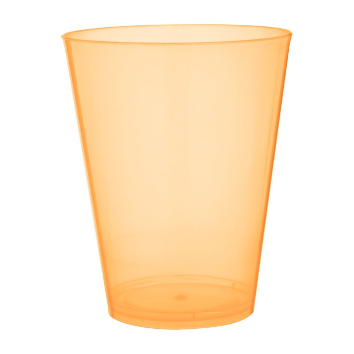 Reklámajándék | Eventus újrafelhasználható rendezvénypohár, narancssárga, 450 ml