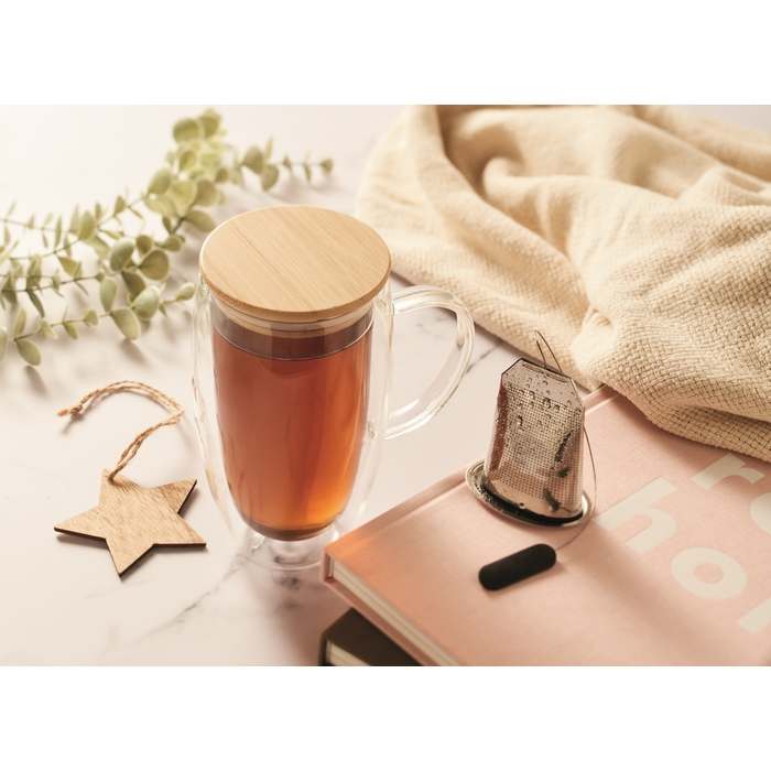 Reklámajándék | Existing Name Double wall borosilicate mug, átlátszó