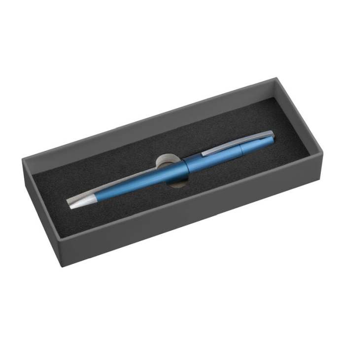 Ferraghini csavaros reklámtoll fémből, kék | Reklámajándék, reklámtárgy, céges ajándék, egyedi reklámajándék Reklámajándék | Ferraghini csavaros reklámtoll fémből, kék