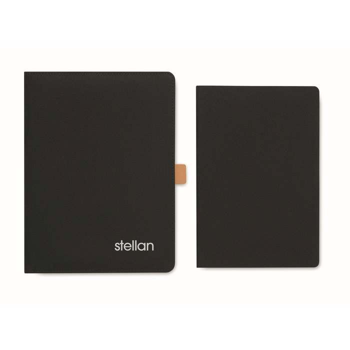 Reklámajándék | Feux A5 RPET iratmappa, fekete