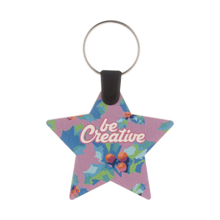 Fjerny Creative egyedi karácsonyi kulcstartó, csillag, natúr | Reklámajándék, reklámtárgy, céges ajándék, egyedi reklámajándék Reklámajándék | Fjerny Creative egyedi karácsonyi kulcstartó, csillag, natúr