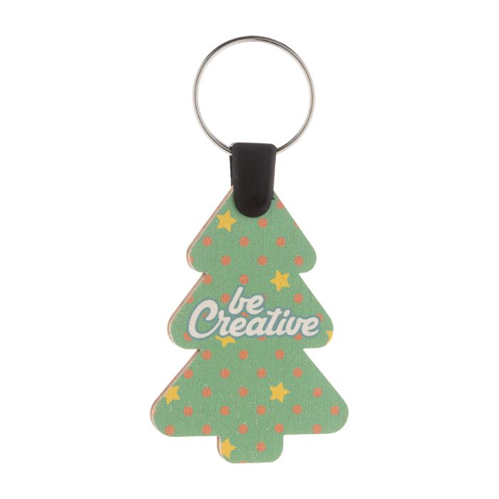 Fjerny Creative egyedi karácsonyi kulcstartó, karácsonyfa, natúr | Reklámajándék, reklámtárgy, céges ajándék, egyedi reklámajándék Reklámajándék | Fjerny Creative egyedi karácsonyi kulcstartó, karácsonyfa, natúr