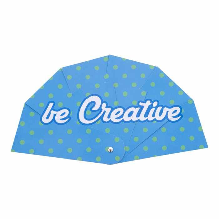 Folbreeze egyedi legyező, fehér | Reklámajándék, reklámtárgy, céges ajándék, egyedi reklámajándék Reklámajándék | Folbreeze egyedi legyező, fehér