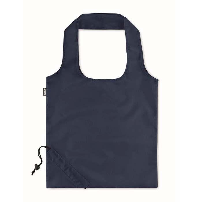 Foldpet Összehajtható RPET táska, sötétkék | Reklámajándék, reklámtárgy, céges ajándék, egyedi reklámajándék Reklámajándék | Foldpet Összehajtható RPET táska, sötétkék
