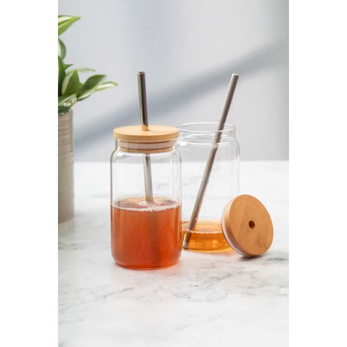 Reklámajándék | Frappu pohár, átlátszó, 450 ml