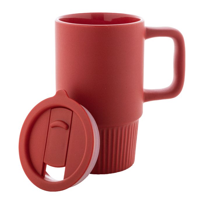 Reklámajándék | Freyja utazóbögre, piros