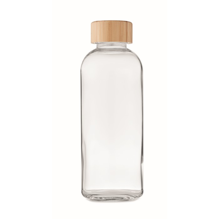 Frisian palack bambuszfedéllel, 650 ml, átlátszó