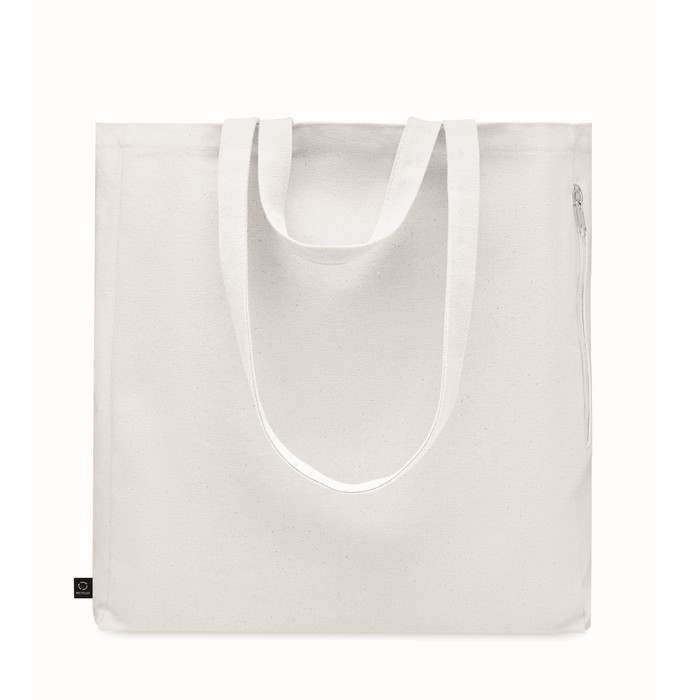 Reklámajándék | Gave Colour Újrahasz. pamut bevásárlótáska, fehér