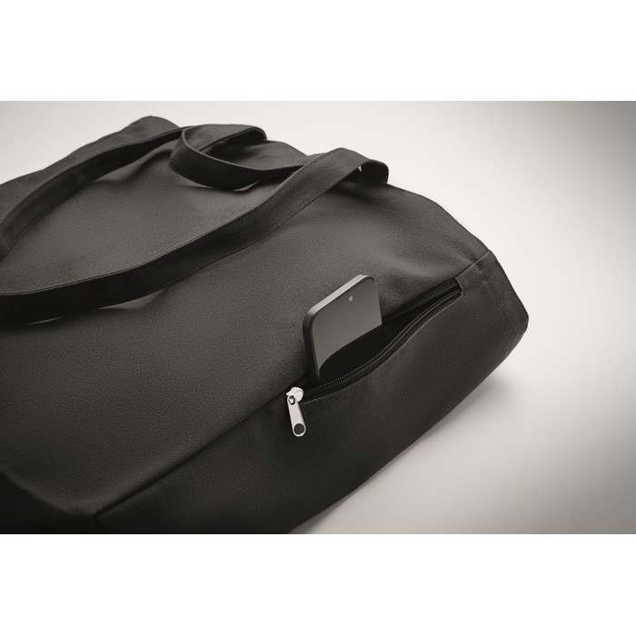 Reklámajándék | Gave Colour Újrahasz. pamut bevásárlótáska, fekete