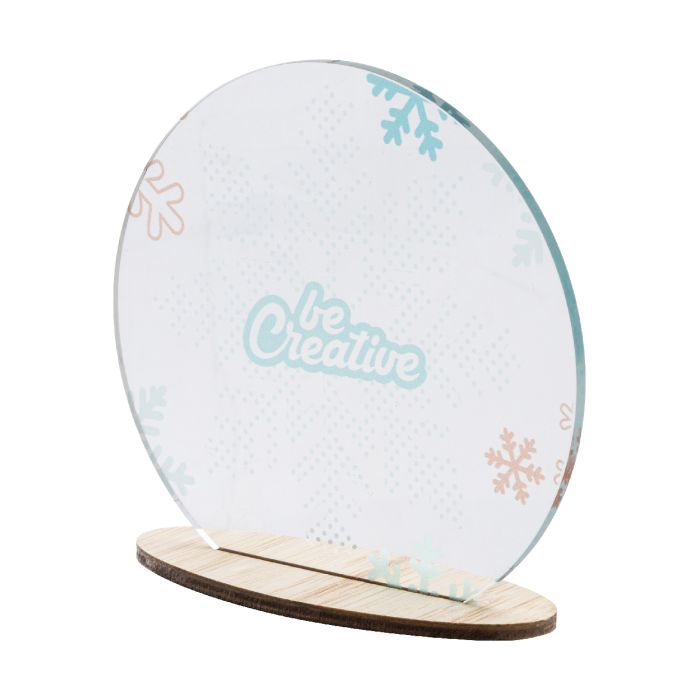 Reklámajándék | Glophy egyedi karácsonyi dekoráció, átlátszó