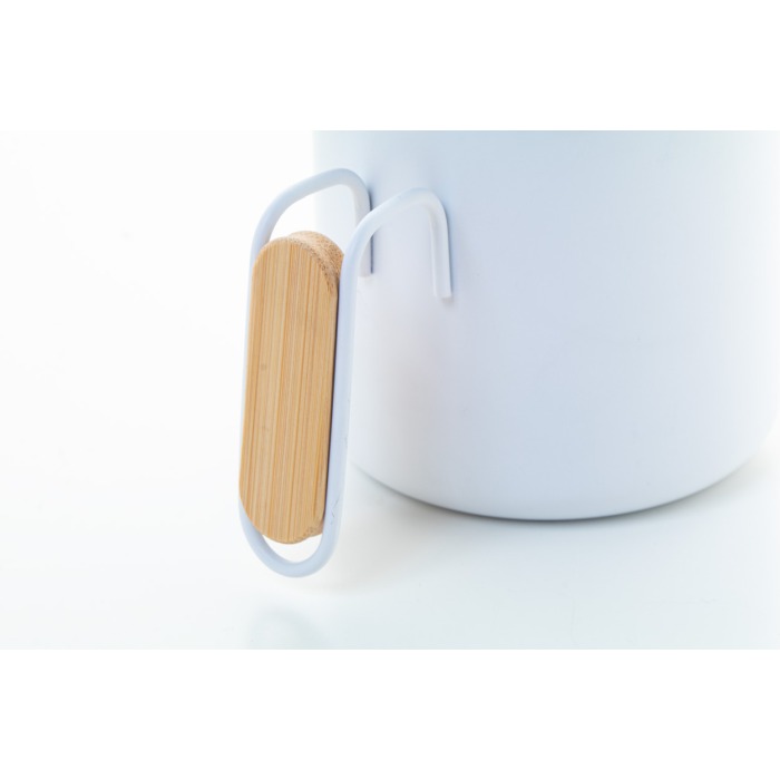 Reklámajándék | Graboo thermo bögre, fehér, 300 ml