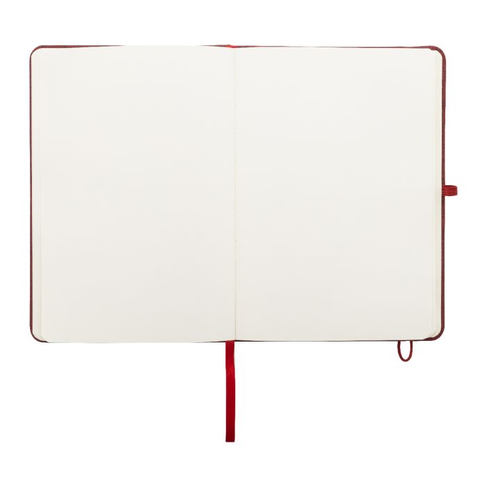 Reklámajándék | Gracilis RPET jegyzetfüzet, burgundi vörös