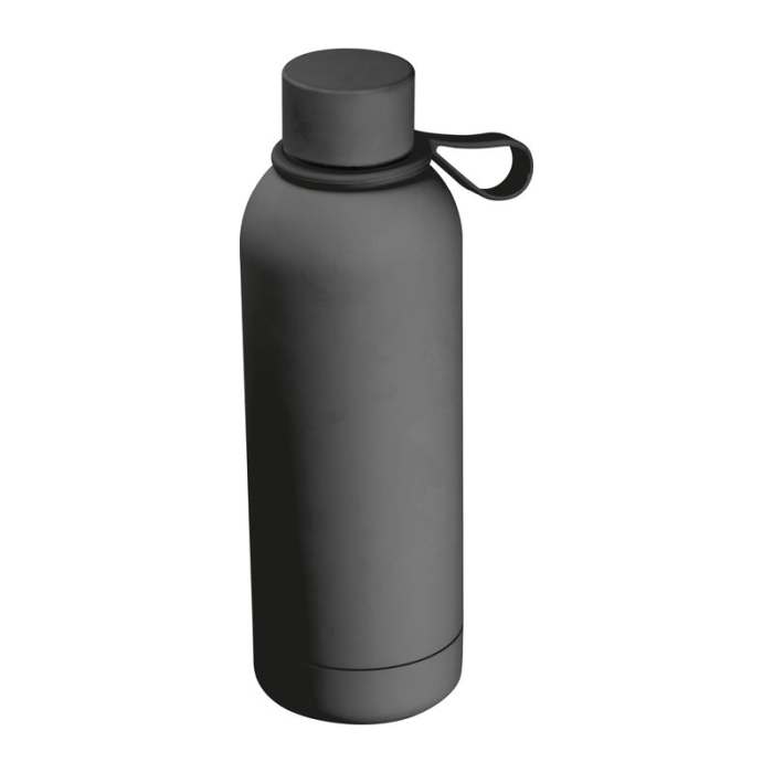 Gumírozott vákuumszigetelt ivópalack, 700ml, ezüst | Reklámajándék, reklámtárgy, céges ajándék, egyedi reklámajándék Reklámajándék | Gumírozott vákuumszigetelt ivópalack, 700ml, ezüst