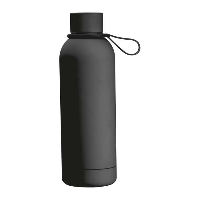 Gumírozott vákuumszigetelt ivópalack, 700ml, ezüst | Reklámajándék, reklámtárgy, céges ajándék, egyedi reklámajándék Reklámajándék | Gumírozott vákuumszigetelt ivópalack, 700ml, ezüst