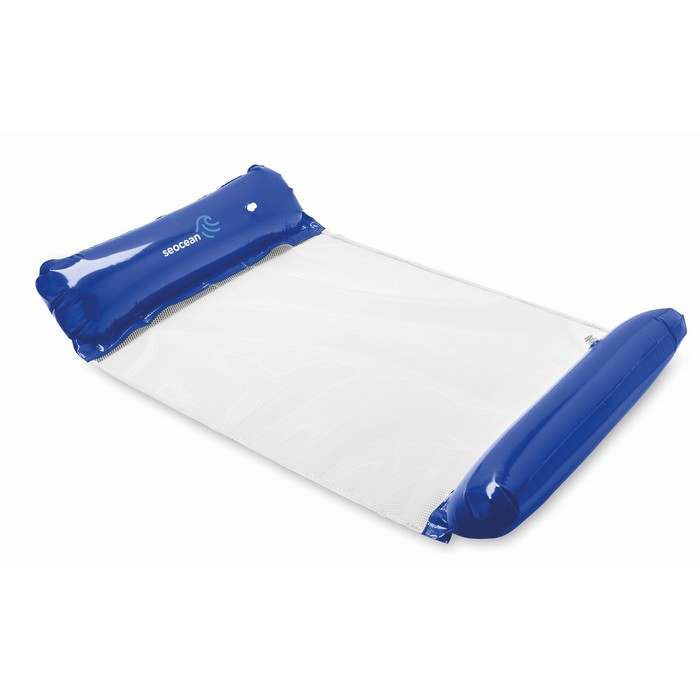 Reklámajándék | Hamafloat Felfújható hálós vízi függőágy, kék