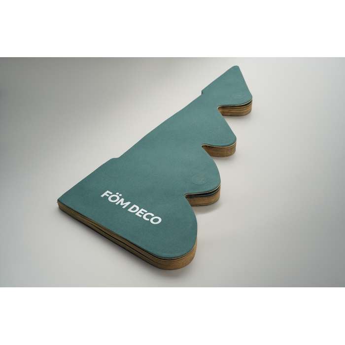 Reklámajándék | Harmobig Papír karácsonyfa dekoráció, zöld