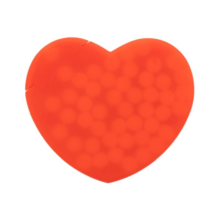 Reklámajándék | HeartMint cukorka adagoló, piros