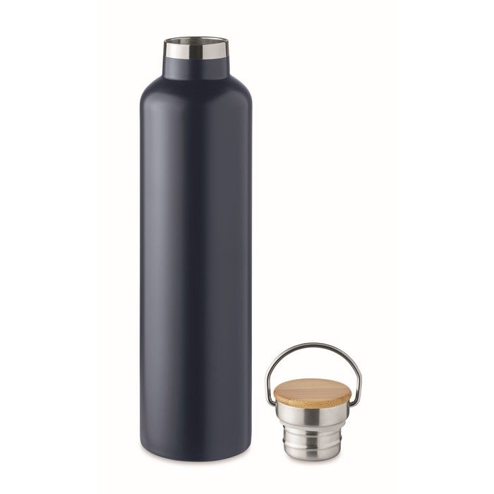 Helsinki Large duplafalú termosz 1 l, sötétkék