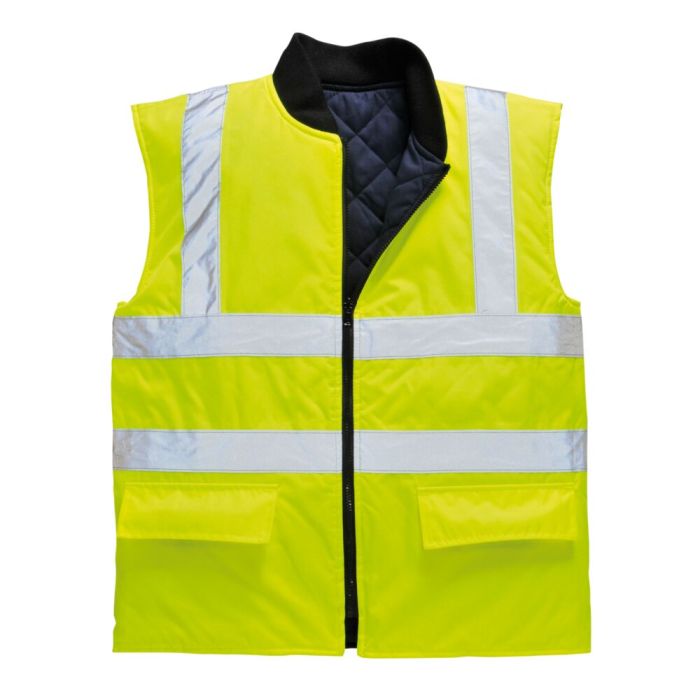Portwest Hi-Vis kifordítható mellény, sárga | Adgift Reklámajándéktól Portwest Hi-Vis kifordítható mellény, sárga