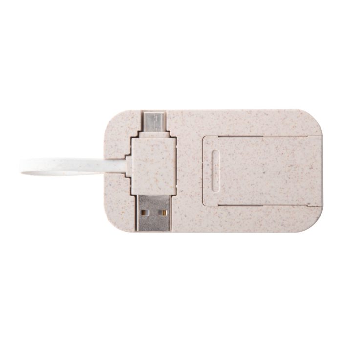Reklámajándék | Holbaru USB hub, natúr