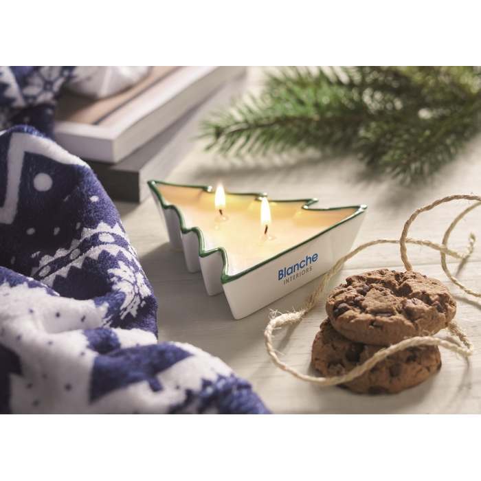 Reklámajándék | Holifir Növényi alapú gyertya 60 g, zöld