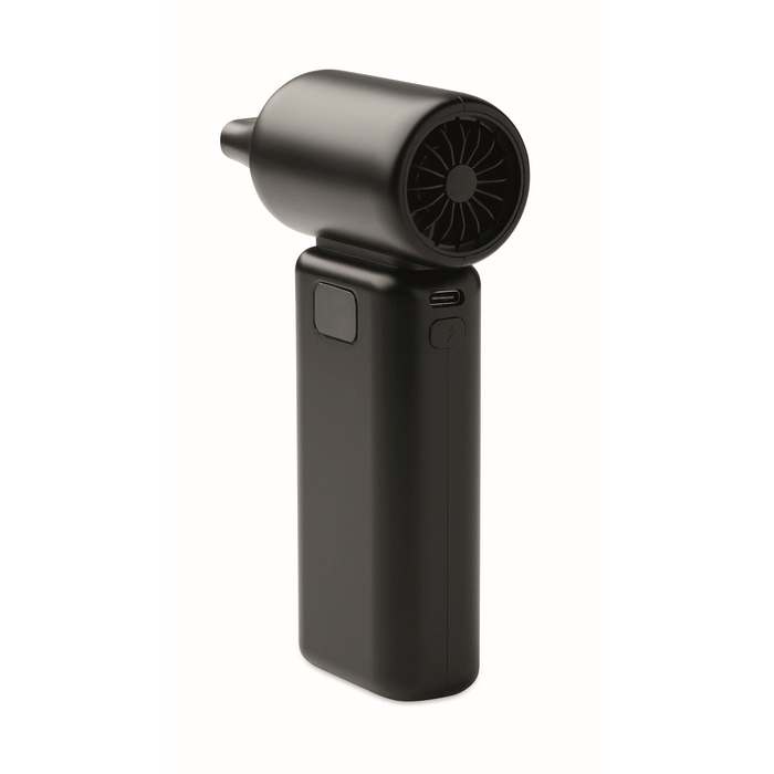 Hordozható turbó ventilátor, fekete | Reklámajándék, reklámtárgy, céges ajándék, egyedi reklámajándék Reklámajándék | Hordozható turbó ventilátor, fekete