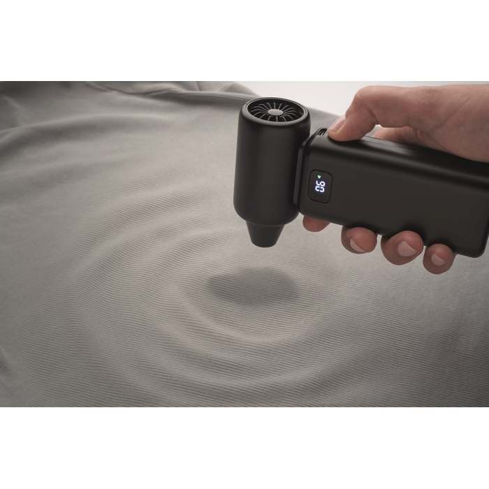 Hordozható turbó ventilátor, fekete | Reklámajándék, reklámtárgy, céges ajándék, egyedi reklámajándék Reklámajándék | Hordozható turbó ventilátor, fekete