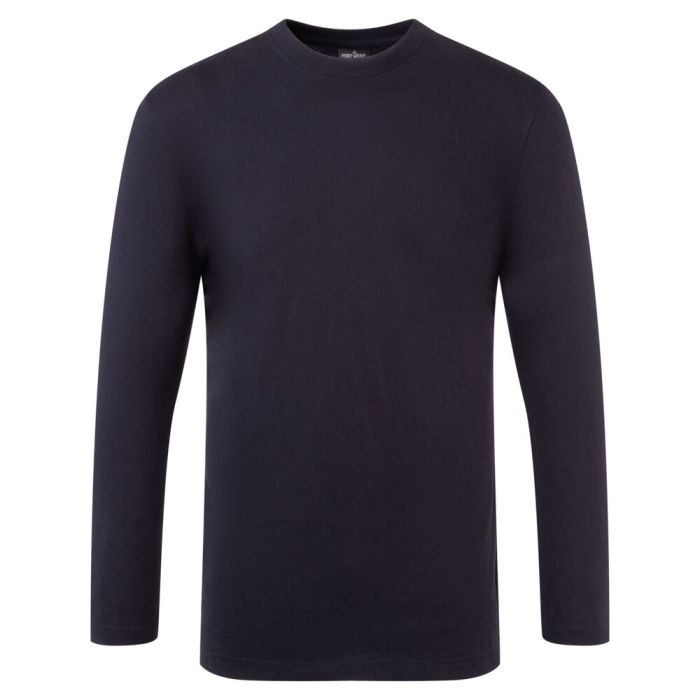 Portwest Hosszú ujjú póló, navy | Adgift Reklámajándéktól Portwest Hosszú ujjú póló, navy
