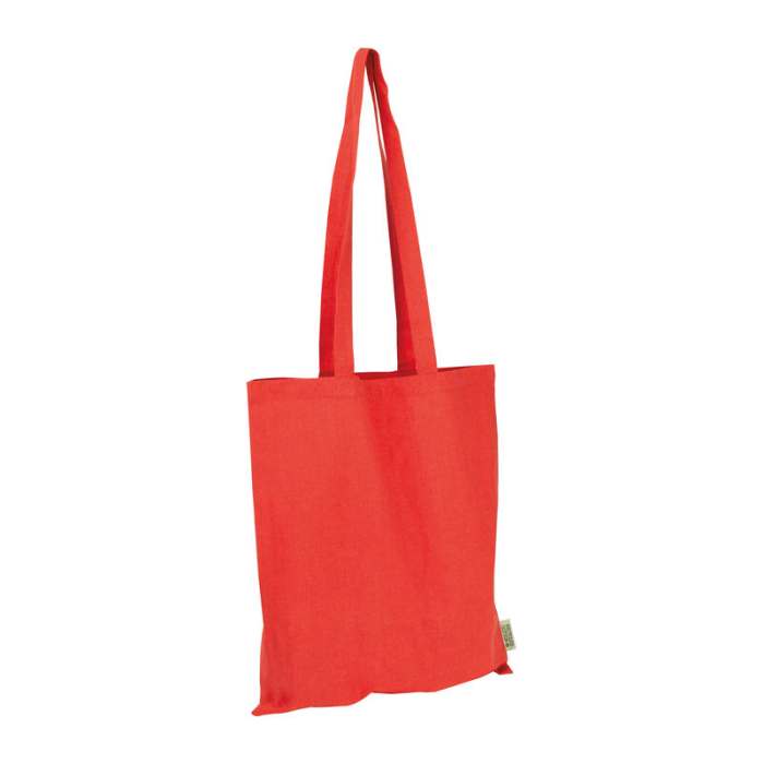 Reklámajándék | Hosszúfülű bevásárlótáska, 180g/m², piros