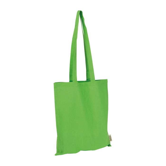 Reklámajándék | Hosszúfülű bevásárlótáska, 180g/m², világoszöld