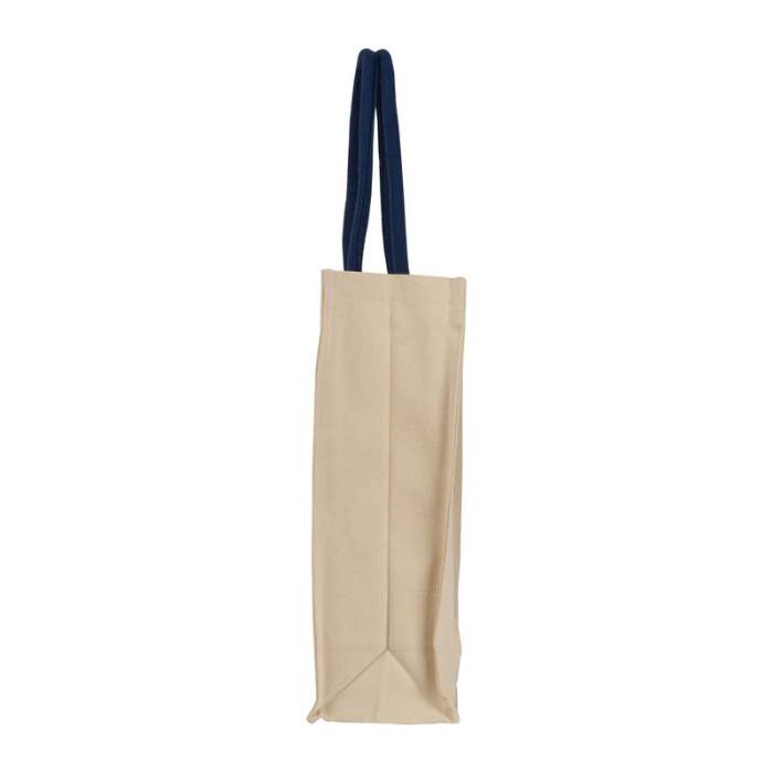 Reklámajándék | Hosszúfülű vászon bevásárlótáska, sötétkék