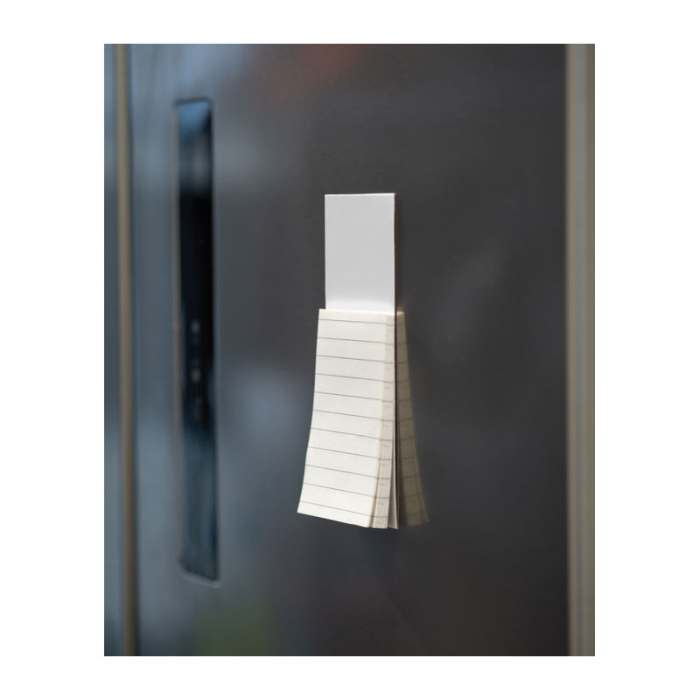 Reklámajándék | Hűtőmágnes jegyzettömbbel, fehér