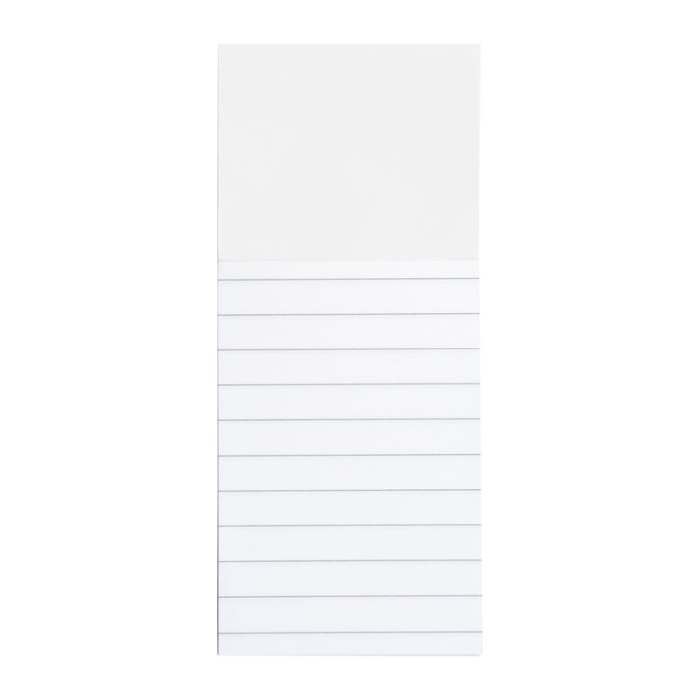 Reklámajándék | Hűtőmágnes jegyzettömbbel, fehér