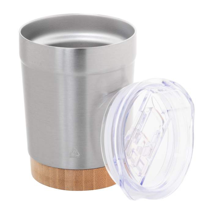 Reklámajándék | Icatu thermo pohár, ezüst, 300 ml