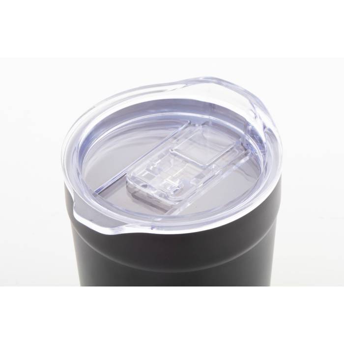 Reklámajándék | Icatu thermo pohár, fekete, 300 ml