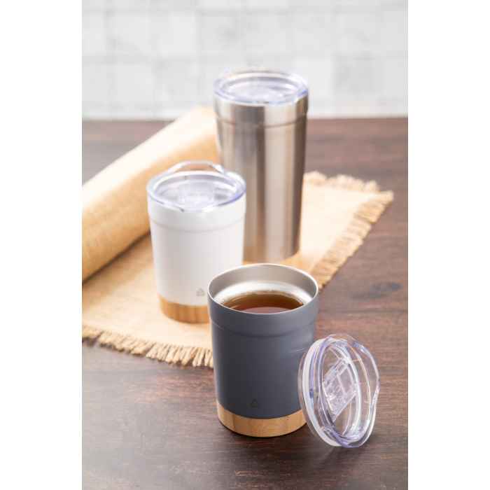 Reklámajándék | Icatu thermo pohár, szürke, 300 ml