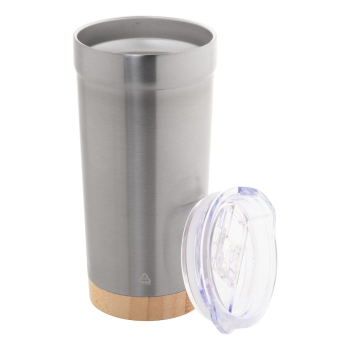 Reklámajándék | Icatu XL thermo pohár, ezüst, 600 ml