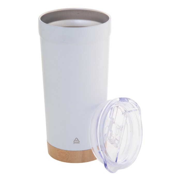 Reklámajándék | Icatu XL thermo pohár, fehér, 600 ml