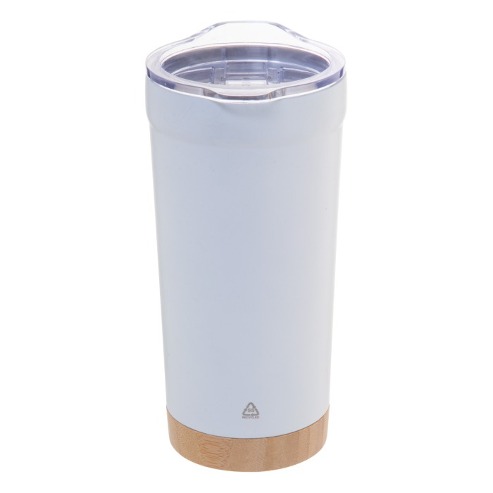 Reklámajándék | Icatu XL thermo pohár, fehér, 600 ml