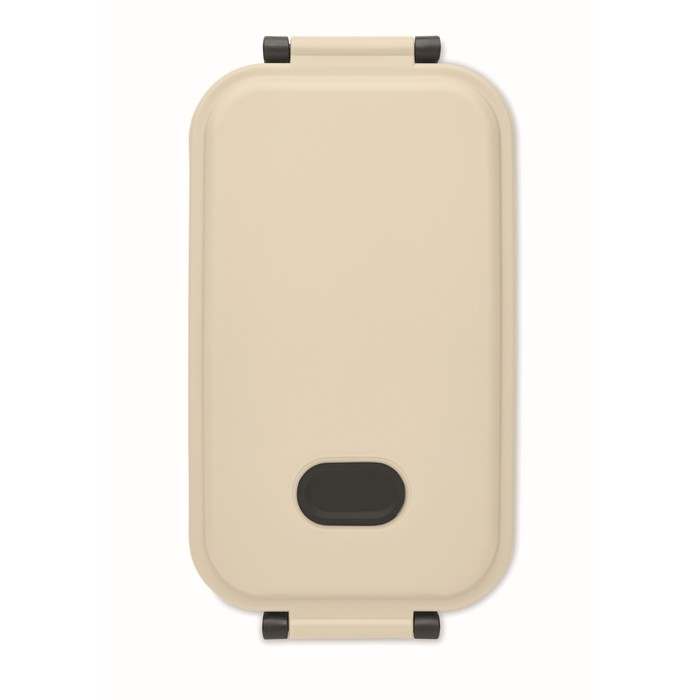 Reklámajándék | Indus PP uzsonnásdoboz 800 ml, bézs