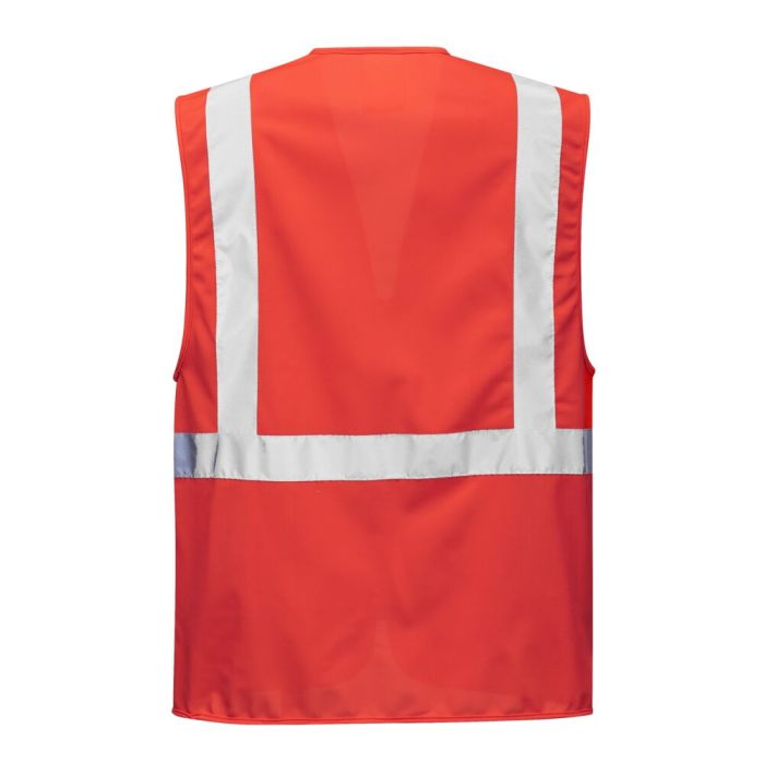Portwest Iona vezetői mellény, piros | Adgift Reklámajándéktól Portwest Iona vezetői mellény, piros