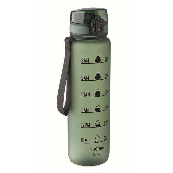 Reklámajándék | Isforden Mark RPET sportkulacs 1 l, sötétzöld